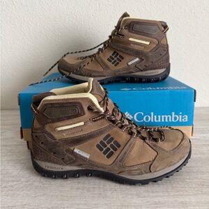 COLUMBIA Culvert YL5306-211 Womens Brown Mid Omni-Hiker Shoes Size 9.5